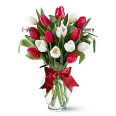 Send a bouquet of tulips for St Valentine's Day.