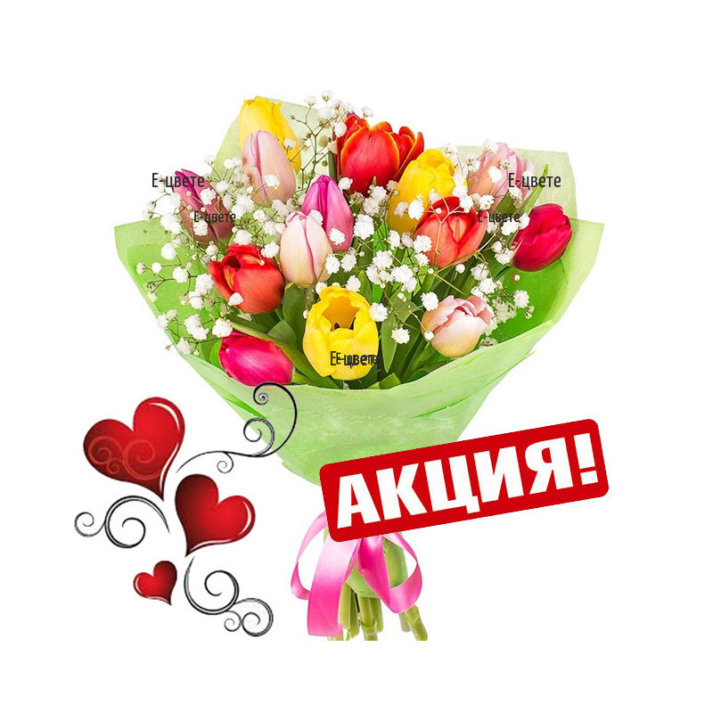 Send a bouquet of tulips to Sofia.