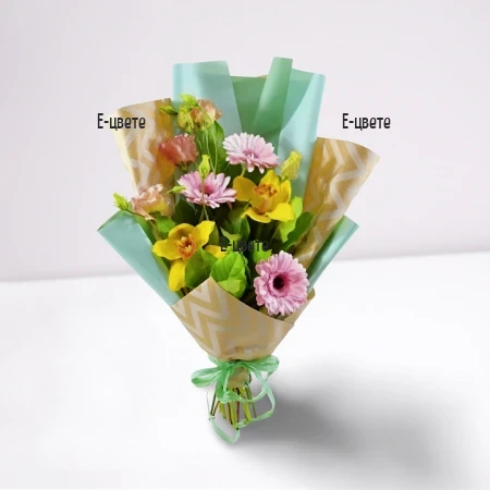 Send a bouquet of light flowers to Sofia, Plovdiv and Varna