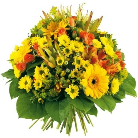 Delivery of Bouquet Sunrise