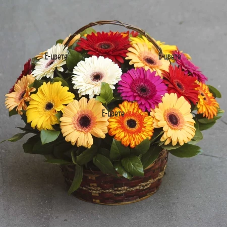 Send a basket with flowers to Sliven, Kazanlak, Russe, Montana