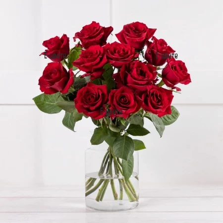 Delvery of roses and a bouquet of red roses to Sofia, Plovdiv, Varna, Burgas.