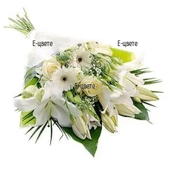 Bouquet - Hug in White