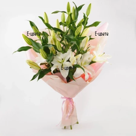 Send a bouquet of lilies - Dekadelo
