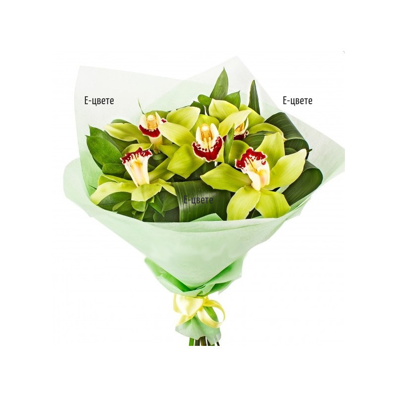 Bouquet of orchid Cymbidium