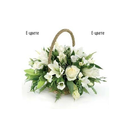 Доставка на кошница с цветя - "Благодаря Ти"