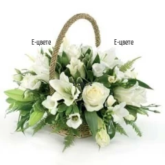 Send a basket with flowers - Thank You