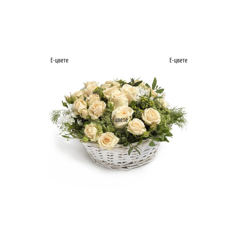 Send a basket with flowers.