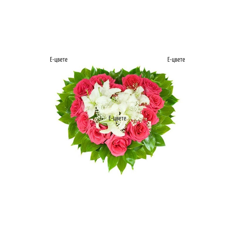 Flowers arrangement - "Kiss"
