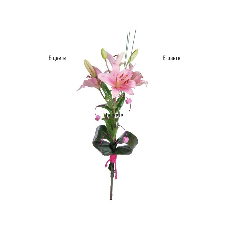 Send a bouquet of one Lily stem .