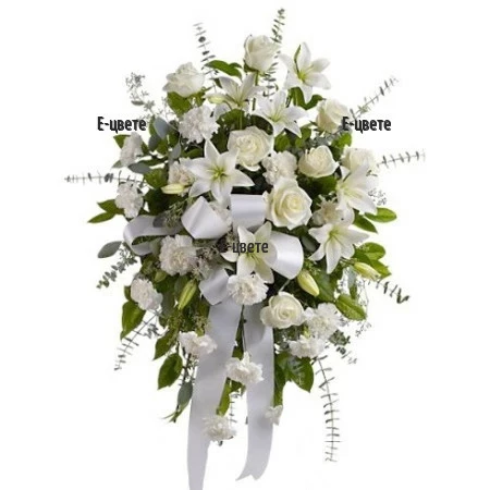 Funeral Floral Arrangement Silence