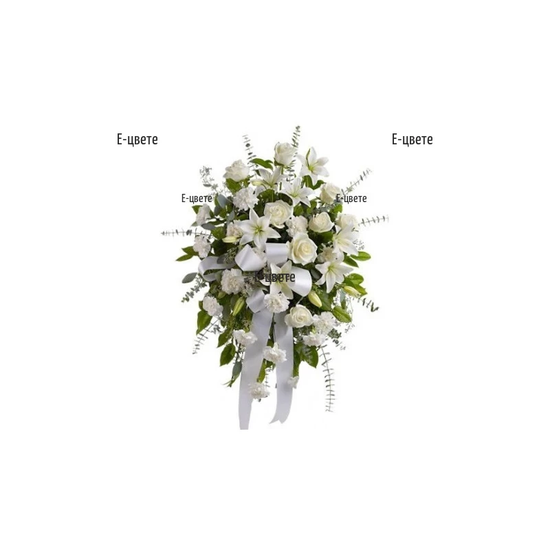 Funeral Floral Arrangement Silence