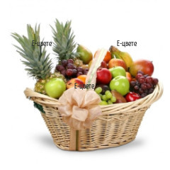 Send a basket with pineapples and fruits to Sofia