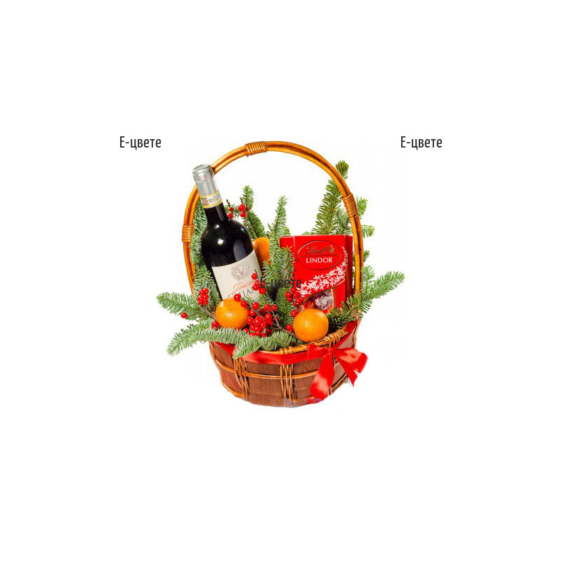 Подаръчна кошница и поръчка на цветя онлайн