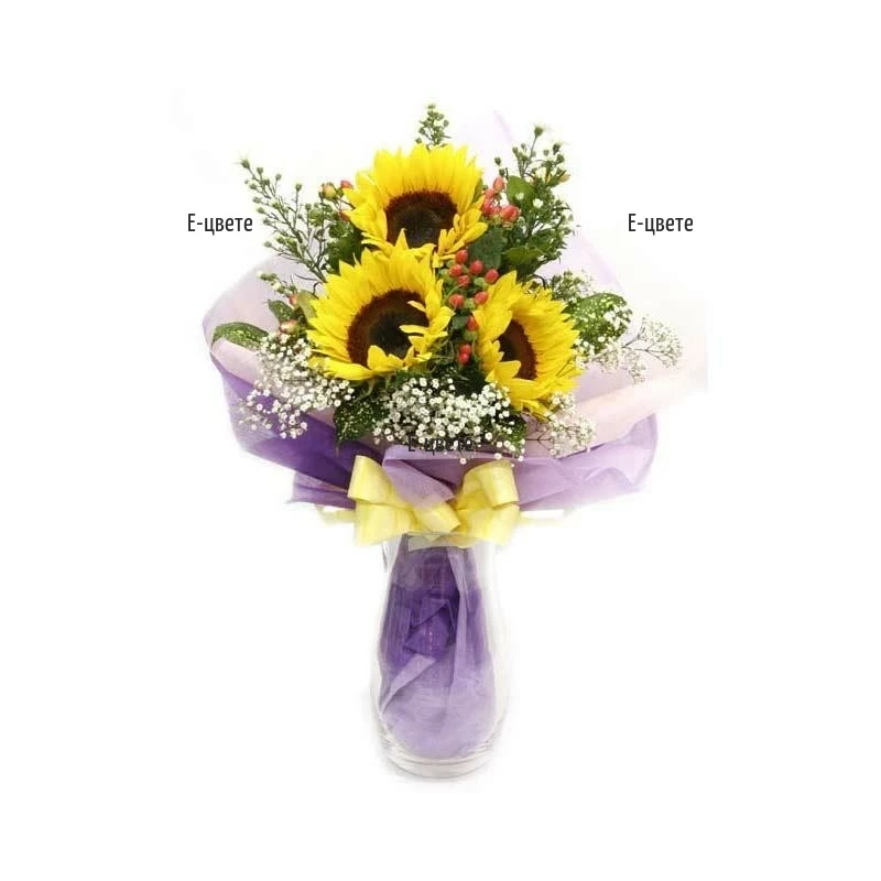 Send a bouquet of Sunflowers to Bulgaria