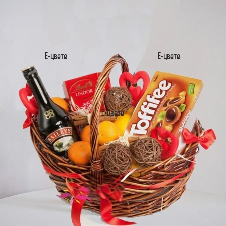 Send a basket with various gifts for a Birthday.
