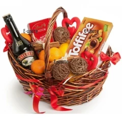 Send a basket with various gifts for a Birthday.