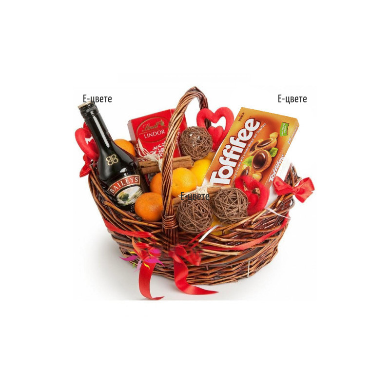 Send a basket with various gifts for a Birthday.