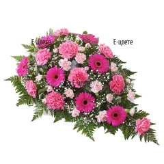 Online order for funeral flowers