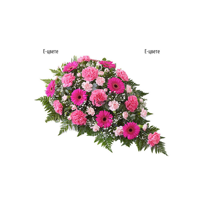 Online order for funeral flowers