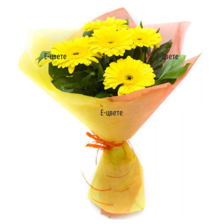 Букет от гербери поръчка на цветя онлайн