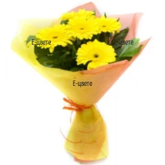 Букет от гербери поръчка на цветя онлайн