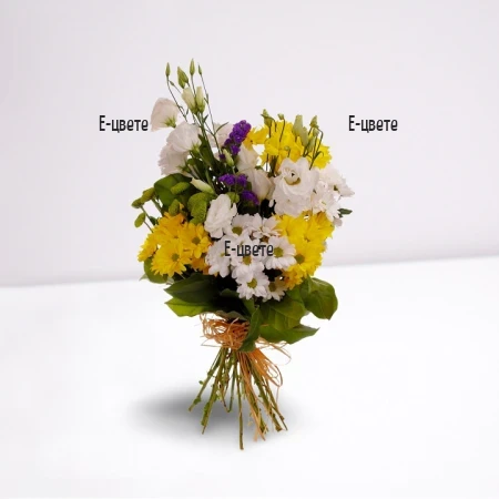 Order bouquet of chrysanthemums and flowers online