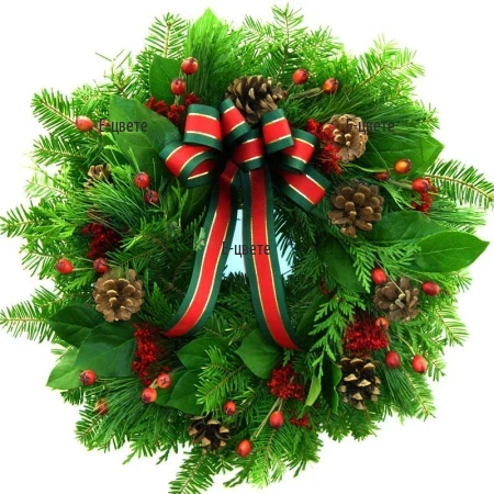 Order online  Christmas wreath