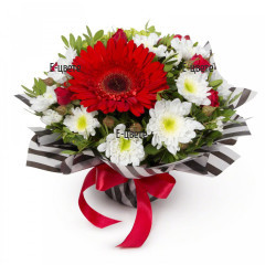 Send flower arrangement by courier