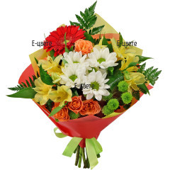 Send a bouquet of flowers at low price.