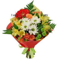 Send a bouquet of flowers at low price.