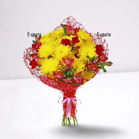 Send a bouquet of mixed flowers