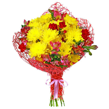 Send a bouquet of mixed flowers