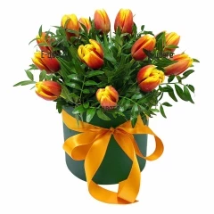 Send 15 tulips to Bulgaria