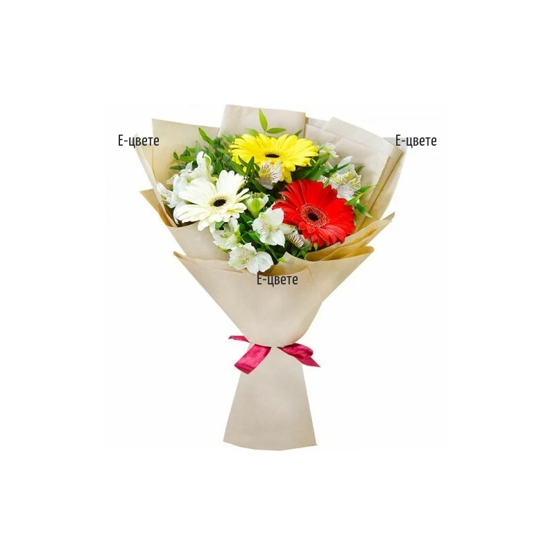 Send bouquet of mixed flowers to Bulgaria