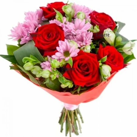 Send a bouquet in soft colors to Bulgaria