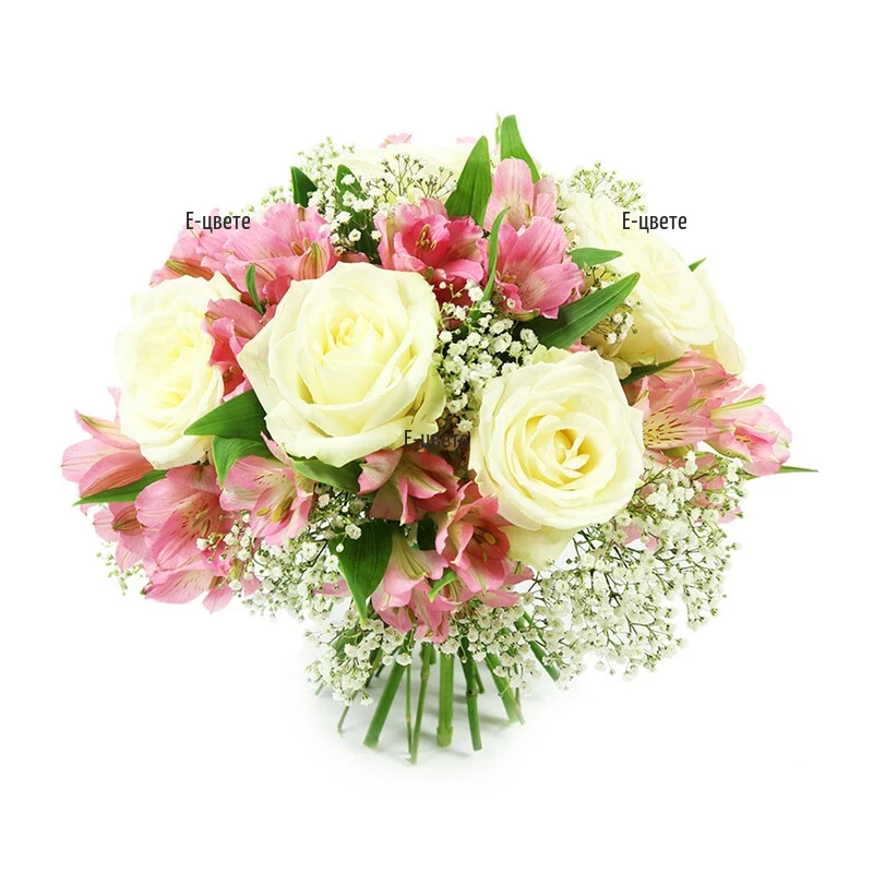 Bouquet of mixed flowers Dedication