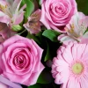 Send pink flowers bouquet Iveta to Bulgaria