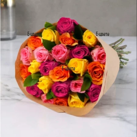 Send 25 roses to Sofia Bulgaria