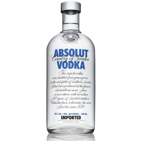 Delivery of Absolut Vodka