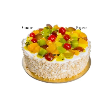 Fruit cake delivery by courier