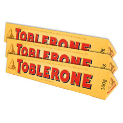 Delicious original Toblerone 100 g - 3 pcs