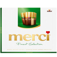 Шоколадови бонбони "Merci" - специална селекция 250гр.