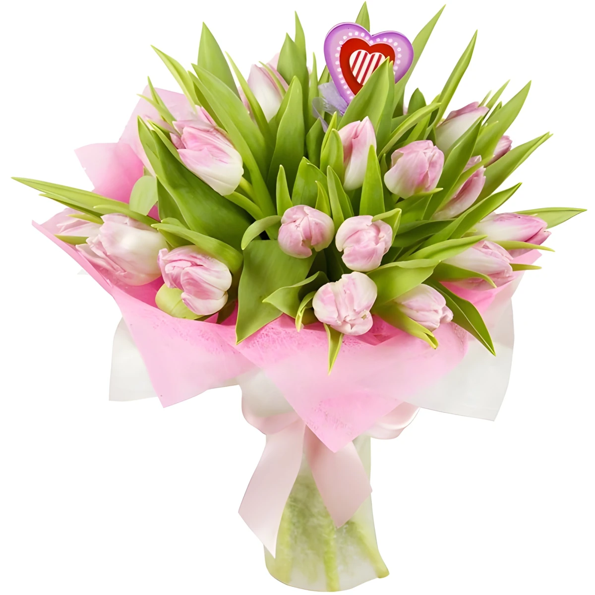 Send a bouquet of pink tulips.
