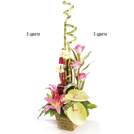 Send an arrangement of exotic flowers to Sofia.