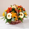 Basket with flowers - Early morning