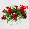 Basket - Sparkling roses
