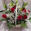 Flower basket - Lilies and Tenderness