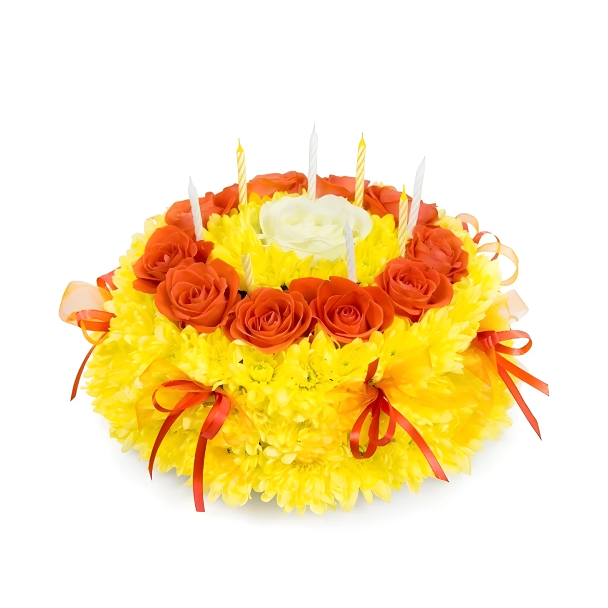 Send flower cake by courier