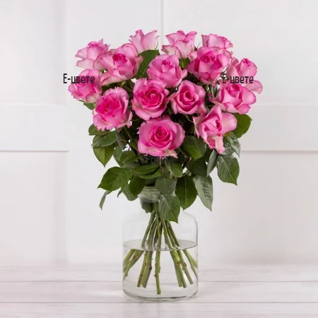 Send a bouquet of Pink Roses for St Valentine's Day